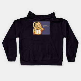 MLK as a great man Kids Hoodie